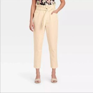 NEW Who What Wear Paperbag Ankle Fit Pants